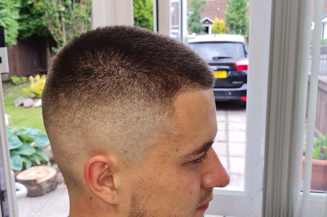 High skin fade crew cut